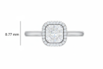 Cushion-Shaped Halo - Image 2