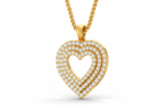 Three-Tier Diamond Heart - Image 4