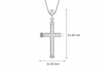 Elegant Diamond Cross - Image 2