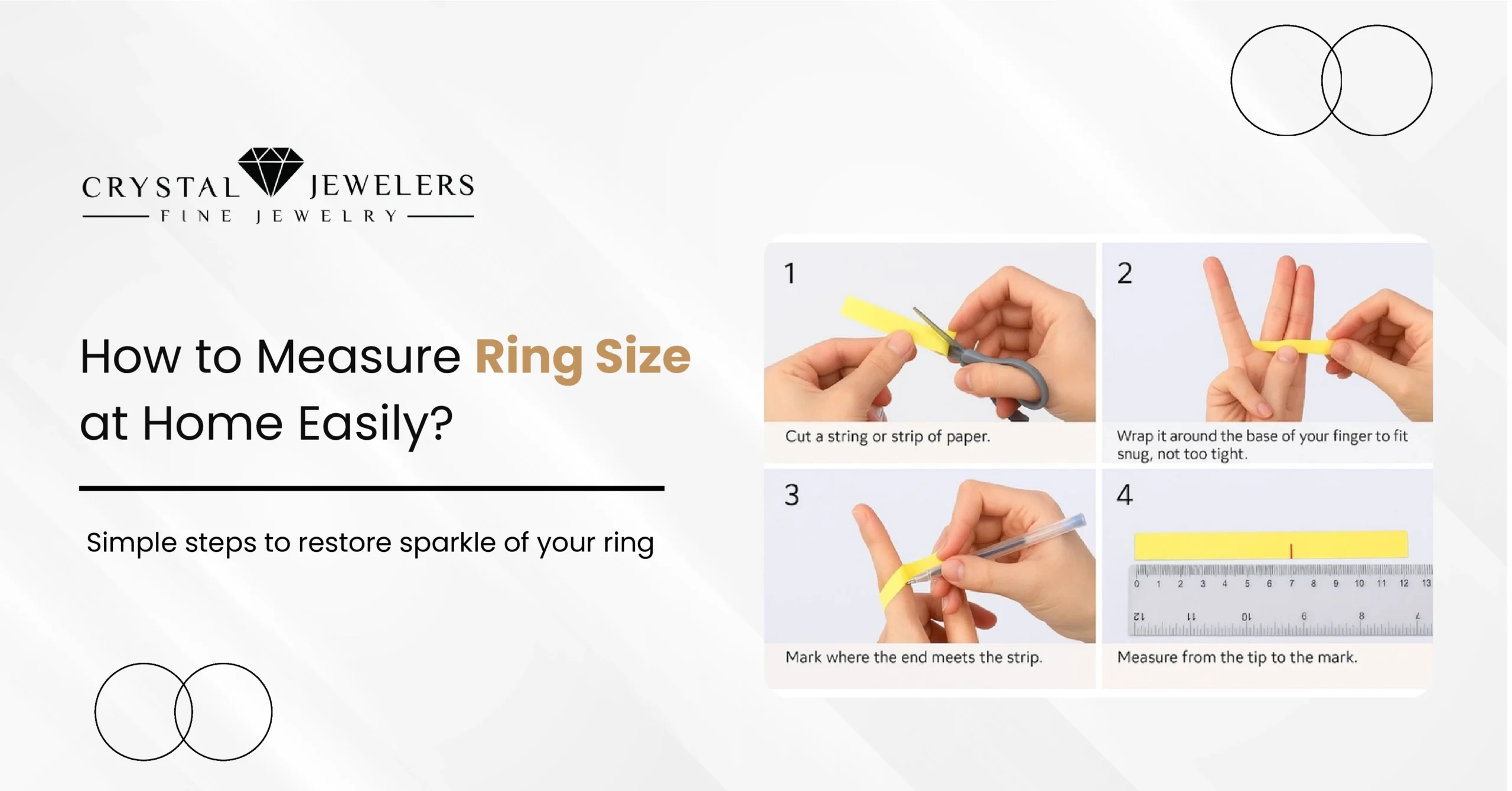 How to Measure Ring Size at Home Easily