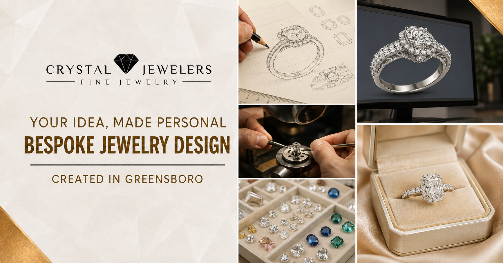 Bespoke Jewelry Designer in Greensboro_ Turn Your Idea Into Reality