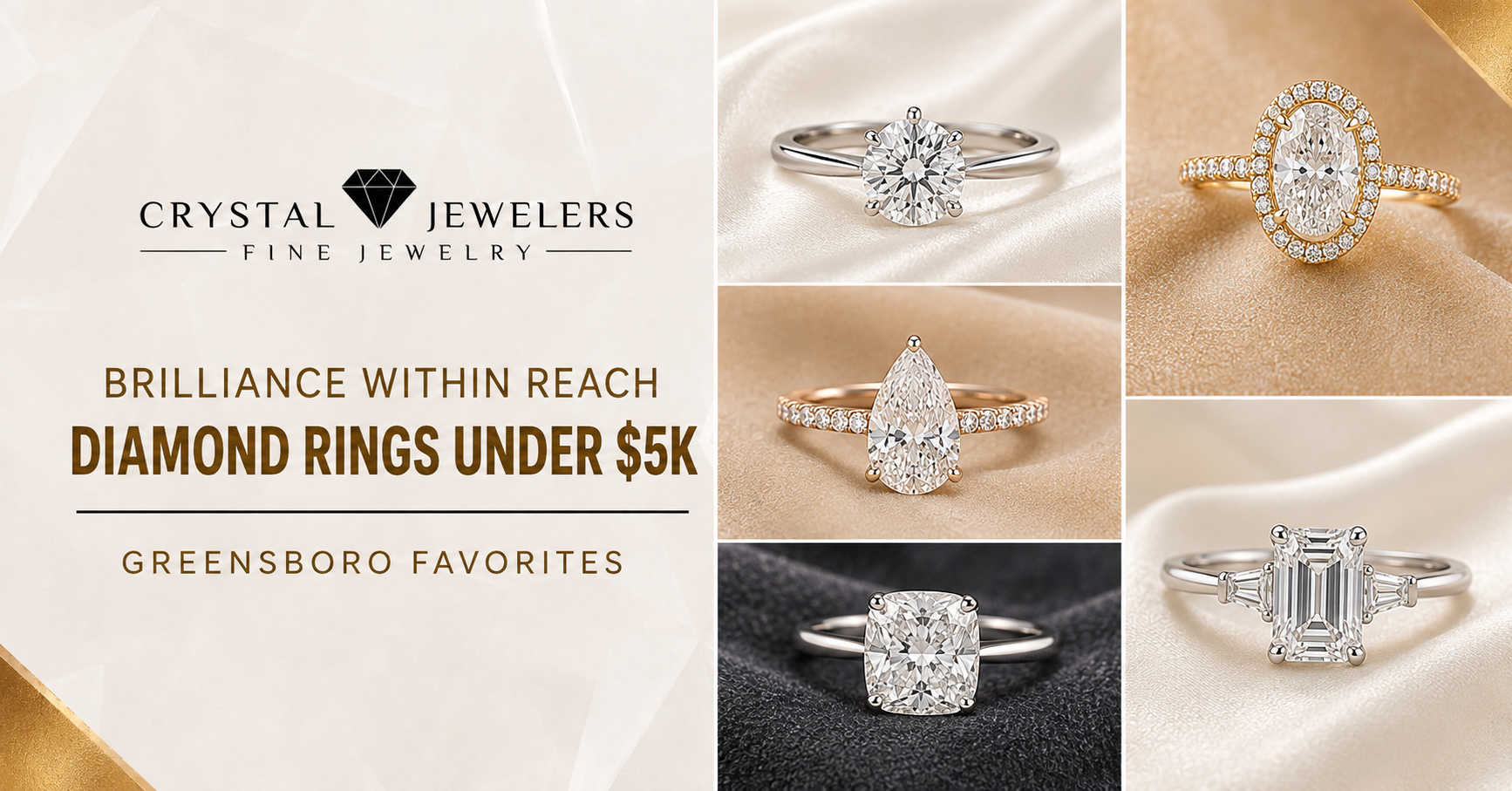 Stunning Affordable Diamond Rings in Greensboro Under $5,000
