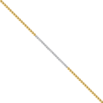 LADIES  BRACELET 1.00CT ROUND DIAMOND 14K YELLOW GOLD