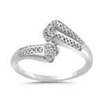 LADIES RING 0.25CT ROUND DIAMOND 14K WHITE GOLD