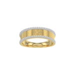 LADIES RING 0.20CT ROUND DIAMOND 10K YELLOW GOLD
