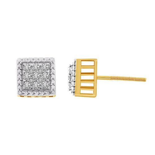 LADIES EARRING 0.25CT ROUND DIAMOND 10K YELLOW GOLD 1 226423Y