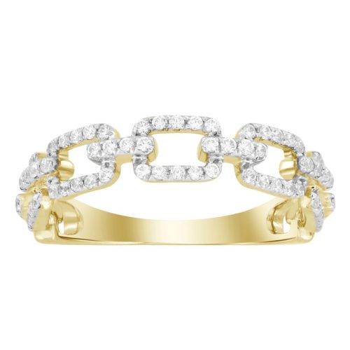 LADIES BAND 0.33CT ROUND DIAMOND 14K YELLOW GOLD (SI QUALITY) 1 291792Y