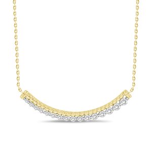 LADIES PENDANT 0.25CT ROUND DIAMOND 10K YELLOW GOLD