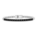 LADIES SEMI MOUNT BRACELET 1.00CT ROUND DIAMOND 14K WHITE GOLD 2 307493W